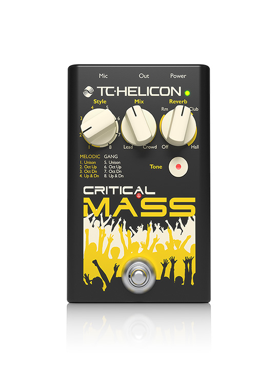 Tc Helicon Critical Mass Music Concept