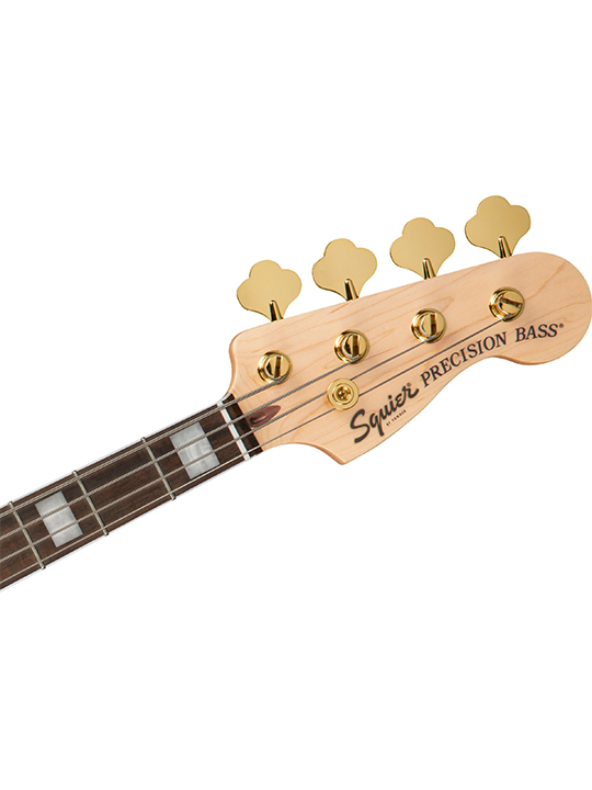 SQ-40TH-ANN-PB-GDE-LPB-04 Squier 40th Anniversary Precision Bass Gold Edition
