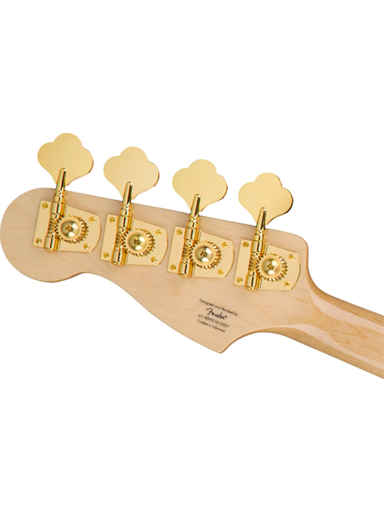 SQ-40TH-ANN-PB-GDE-LPB-05 Squier 40th Anniversary Precision Bass Gold Edition