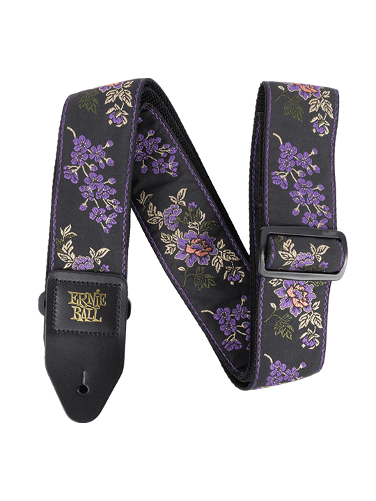EB-05364 Ernie Ball Classic Jacquard Guitar Strap/Bass Strap Lavender Blossom