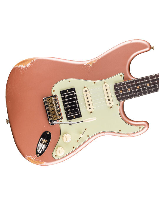 Fender Custom Shop 1959 Stratocast HSS Relic Shell Pink Metallic Limited Edition
