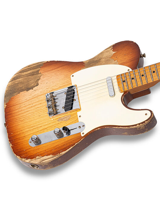 Fender Custom Shop 1950 Telecaster Heavy Relic Natural 3 Tone Sunburst Masterbuilt by Levi Perry