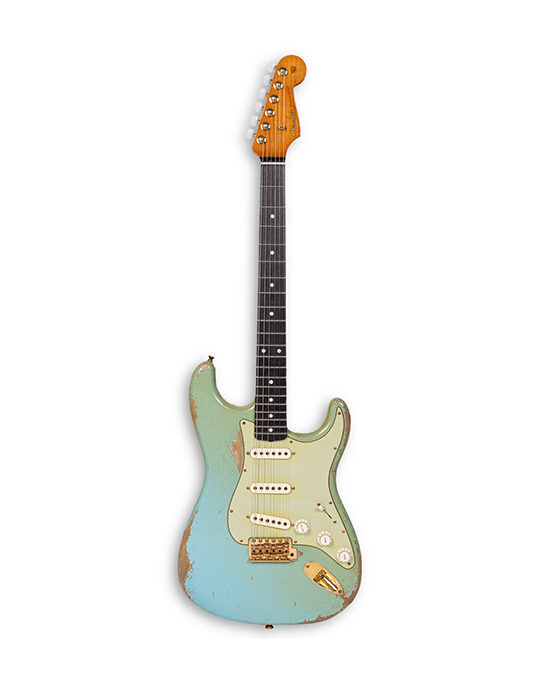 Fender Custom Shop 1960 Stratocast Heavy Relic Daphne Blue Masterbuilt by Levi Perry