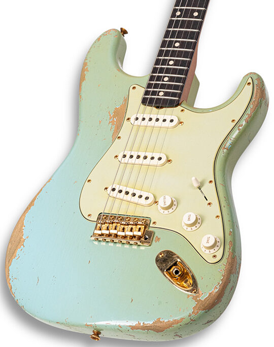 Fender Custom Shop 1960 Stratocast Heavy Relic Daphne Blue Masterbuilt by Levi Perry