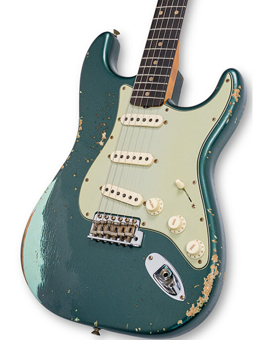 Fender Custom Shop 1961 Stratocast Heavy Relic Sherwood Green/Surf Green