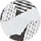 Fender 2” Monogrammed Straps - Black/Light Grey/Dark Grey