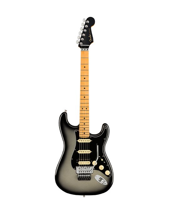 Fender American Ultra Luxe Stratocaster Floyd Rose HSS Silverburst