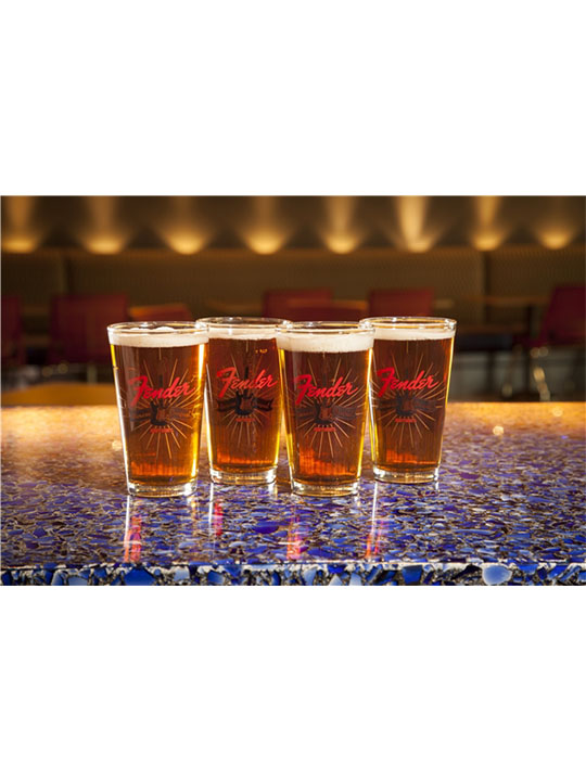 Fender Strat Burst Pint Glasses - Image 3