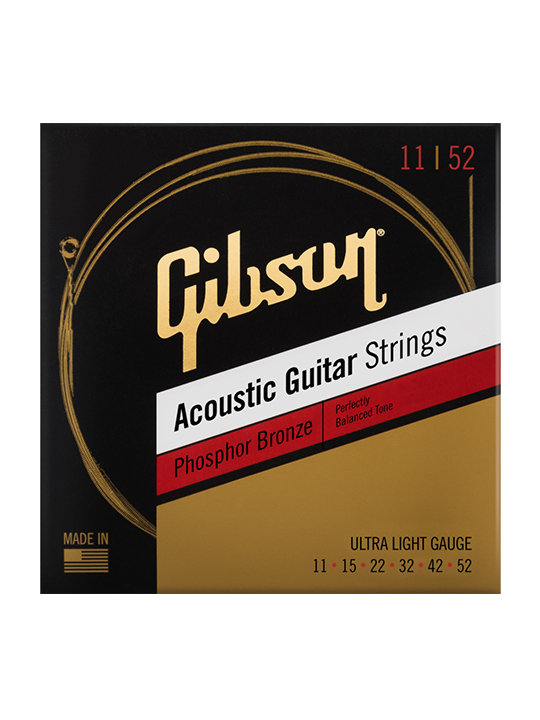 Gibson Phosphor Bronze Acoustic Guitar Strings