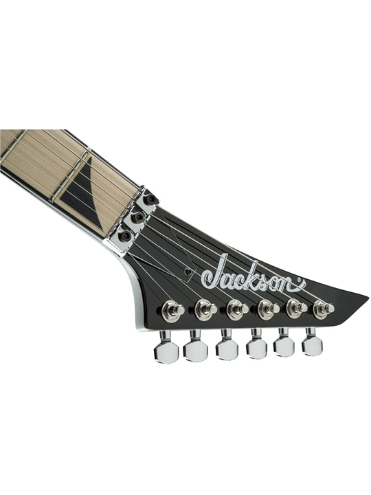 Jackson X Series Rhoads RRX24M Snow White with Black Pinstripes
