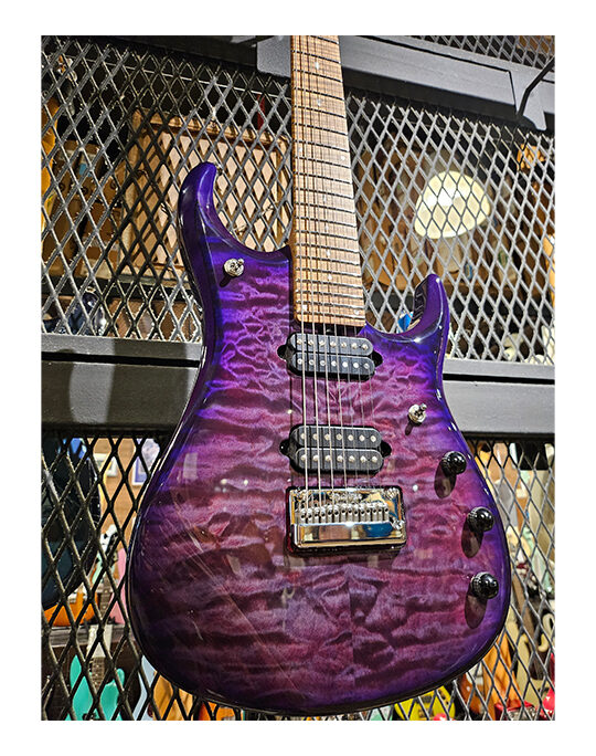Music Man John Petrucci JP15 7 String Purple Nebula Quilt Top