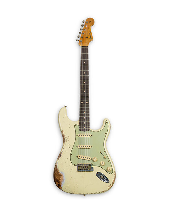 Fender Custom Shop 1962 Stratocast Heavy Relic Vintage White W25 Limited Edition