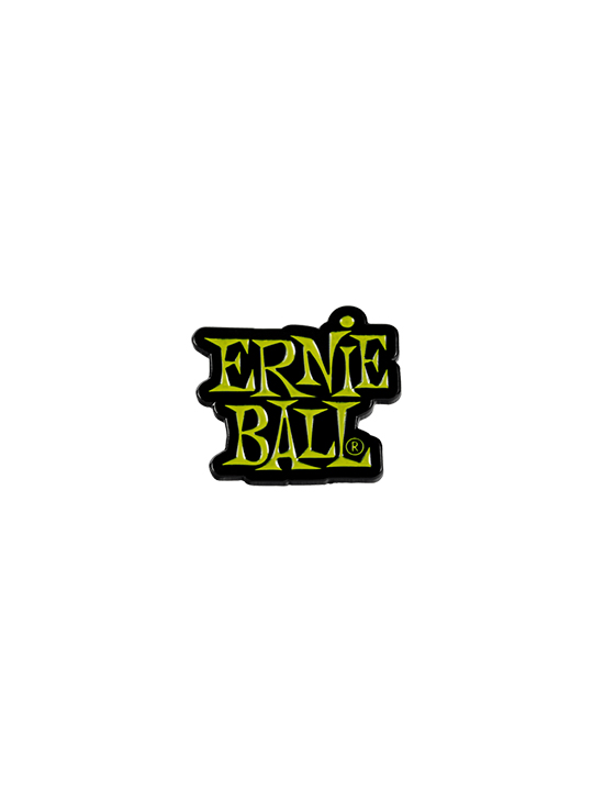 Ernie Ball Green Stacked Logo Enamel Pin