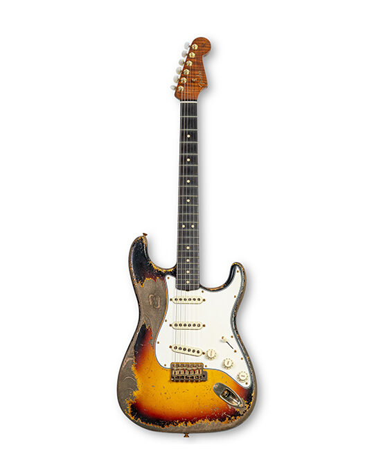 Fender 1963 Stratocast Heavy Relic 3 Tone Sunburst Masterbuilt by Dale Wilson