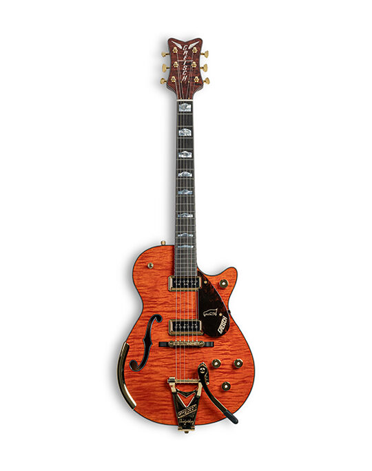 Grestch Custom Shop G6134-55 Penguin w/F-Hole, Bigsby, Orange