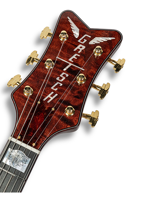 GRTSCH-CS-G6134-55-PG-06 Grestch Custom Shop G6134-55 Penguin w/F-Hole, Bigsby, Orange