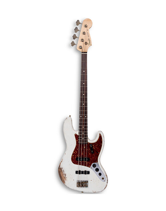 Fender Custom Shop 1961 Jazz Bass Journeyman Olympic White Masterbuilt by Andy Hicks