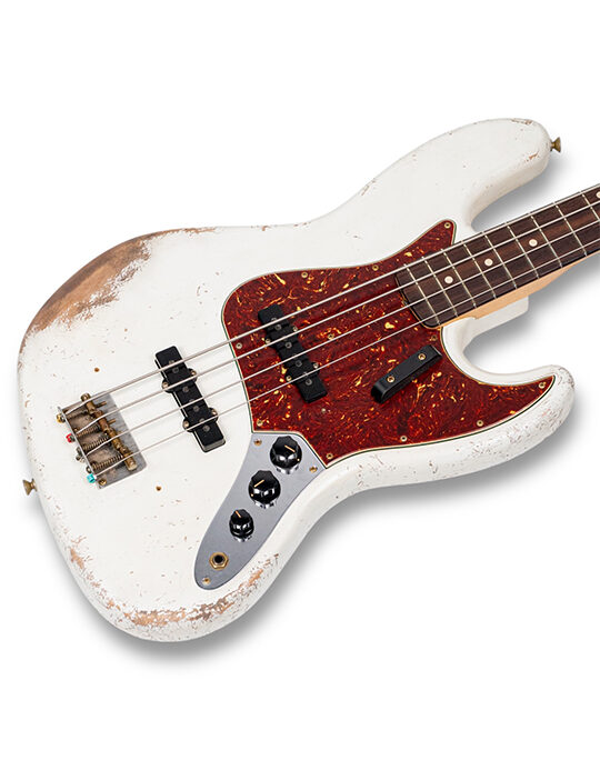 Fender Custom Shop 1961 Jazz Bass Journeyman Olympic White Masterbuilt by Andy Hicks