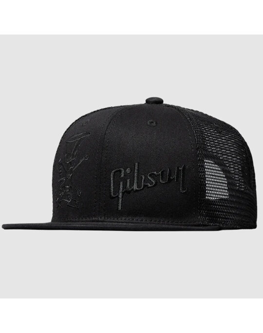 Gibson Slash 'Skully' Trucker Hat, All-Black