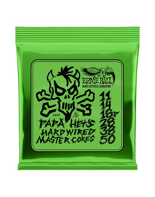 Ernie Ball Papa Het's Hardwired Master Cores Signature Strings 11-50 Gauge