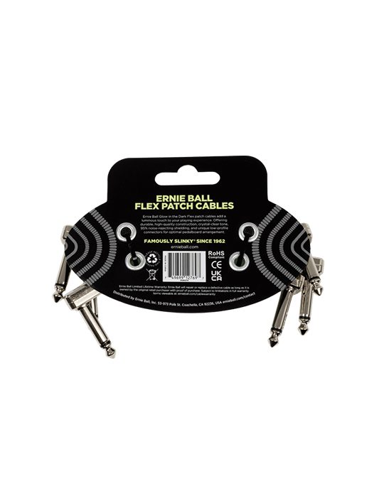 Ernie Ball Flex Patch Cables (Glow in Dark)