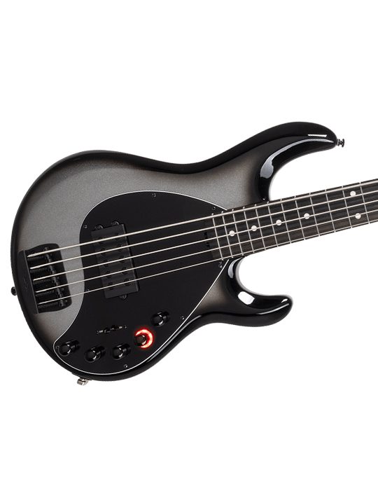 Music Man DarkRay 5 Bass Silver Burst