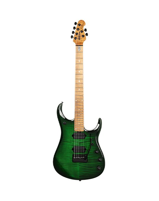 Music Man John Petrucci JP15 Green Tiger Eye Flame