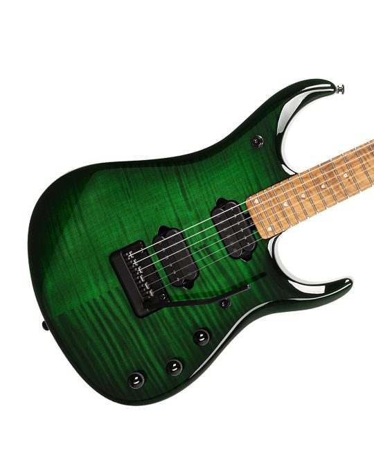 Music Man John Petrucci JP15 Green Tiger Eye Flame
