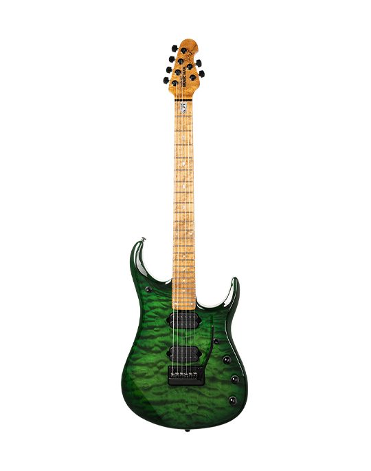 Music Man John Petrucci JP15 Green Tiger Eye Quilt