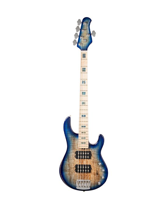 Music Man StingRay 5 HH BFR Paua Blue Burst Limited Edition