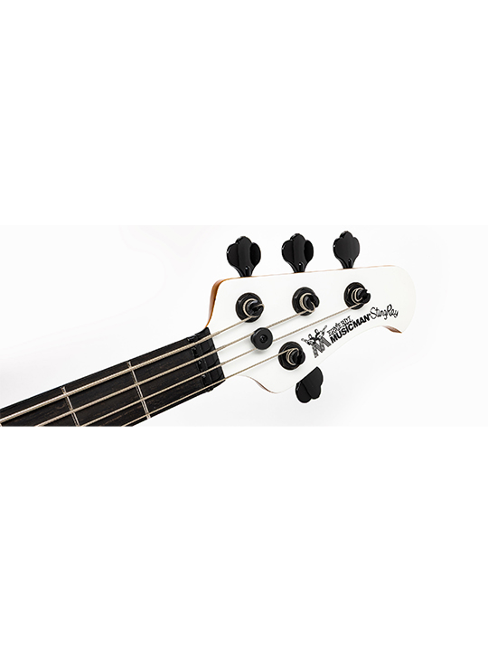 Music Man Tim Commerford Passive StingRay Bass Fight Night White