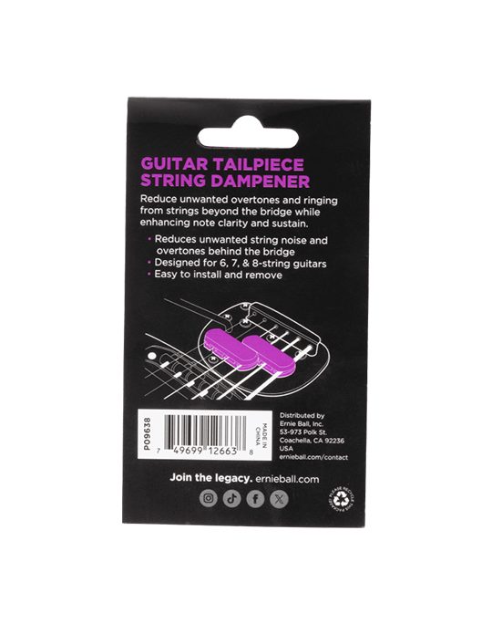 Ernie Ball String Dampener Guitar Tailpiece