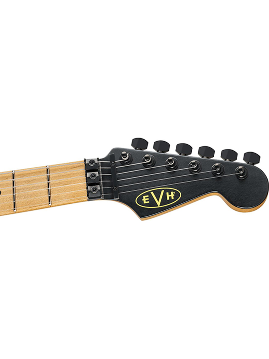 EVH Striped Series Frankenstein Frankie Aged Black and Yellow Limited Edition