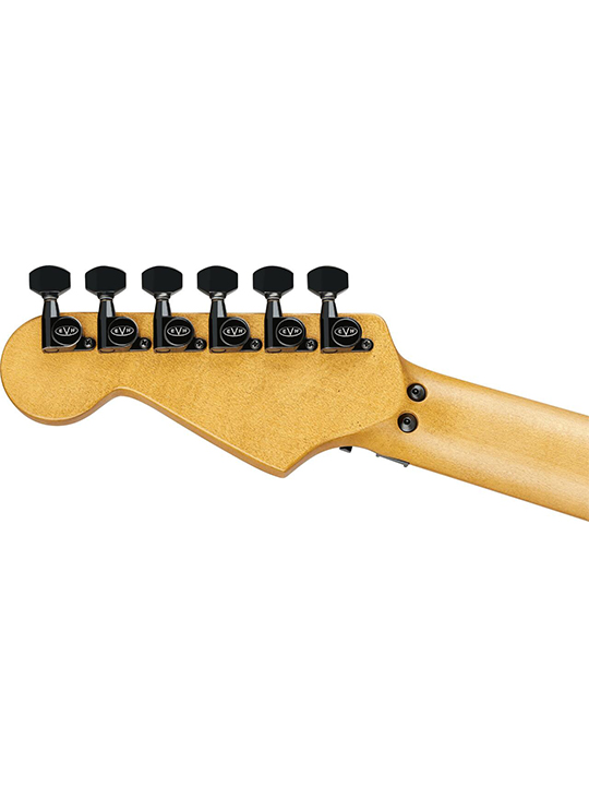 EVH Striped Series Frankenstein Frankie Aged Black and Yellow Limited Edition