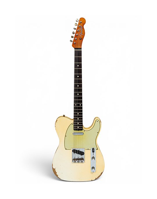 Fender Custom Shop 1960 Telecaster Relic Aged Olympic White Masterbuilt by Levi Perry