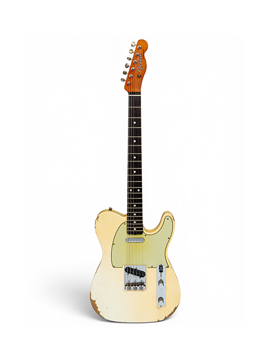 Fender Custom Shop 1960 Telecaster Relic Aged Olympic White Masterbuilt by Levi Perry