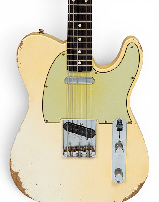 Fender Custom Shop 1960 Telecaster Relic Aged Olympic White Masterbuilt by Levi Perry