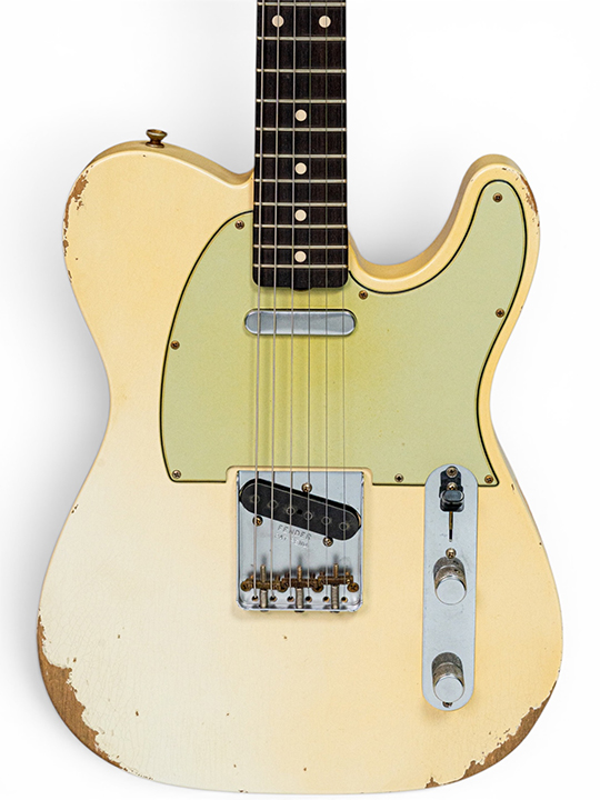 Fender Custom Shop 1960 Telecaster Relic Aged Olympic White Masterbuilt by Levi Perry