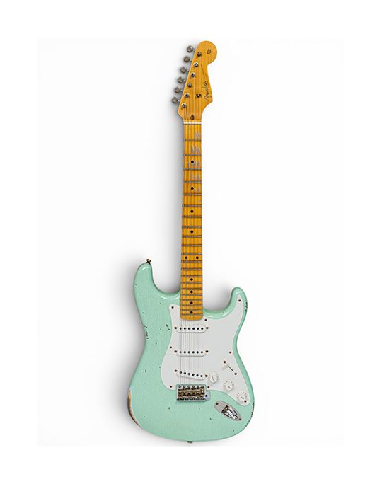 Fender Custom Shop LR25-58 C/R Stratocaster Relic Faded Aged Surf Green