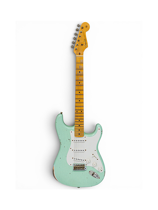 Fender Custom Shop LR25-58 C/R Stratocaster Relic Faded Aged Surf Green