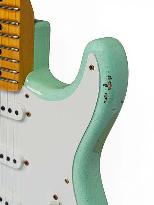 Fender Custom Shop LR25-58 C/R Stratocaster Relic Faded Aged Surf Green